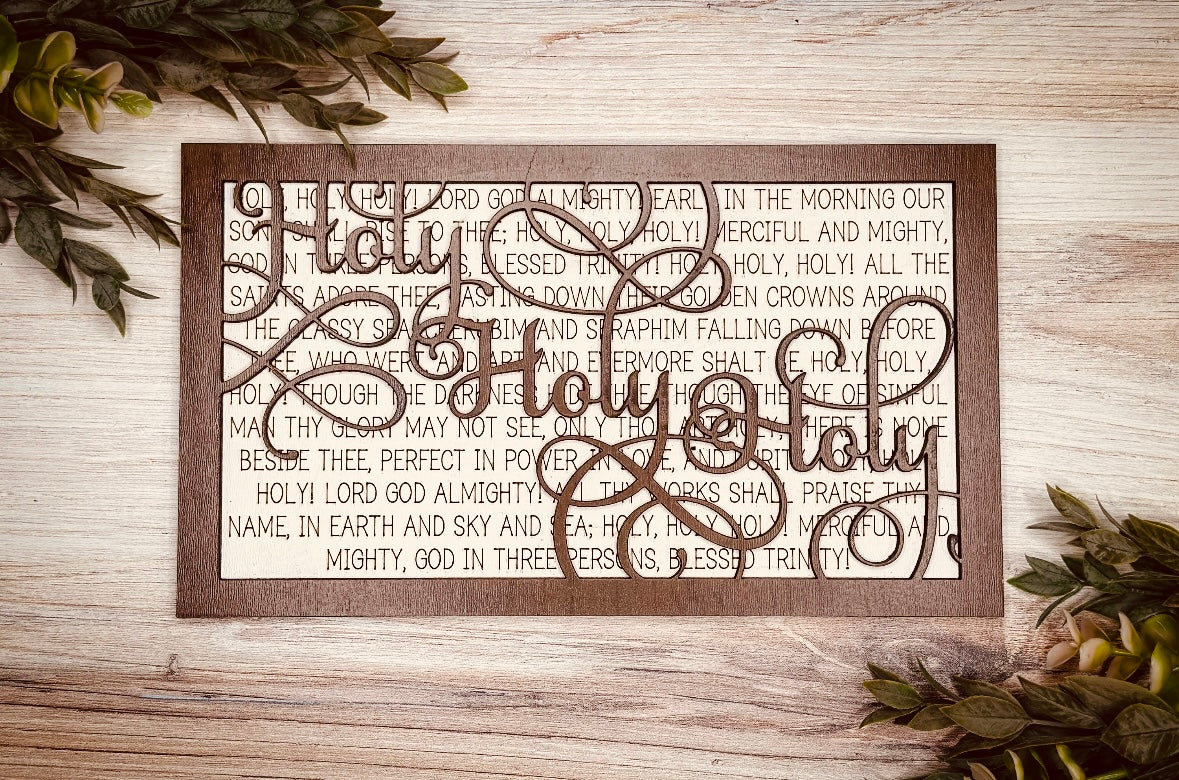 Holy Holy Holy Song Wall Art