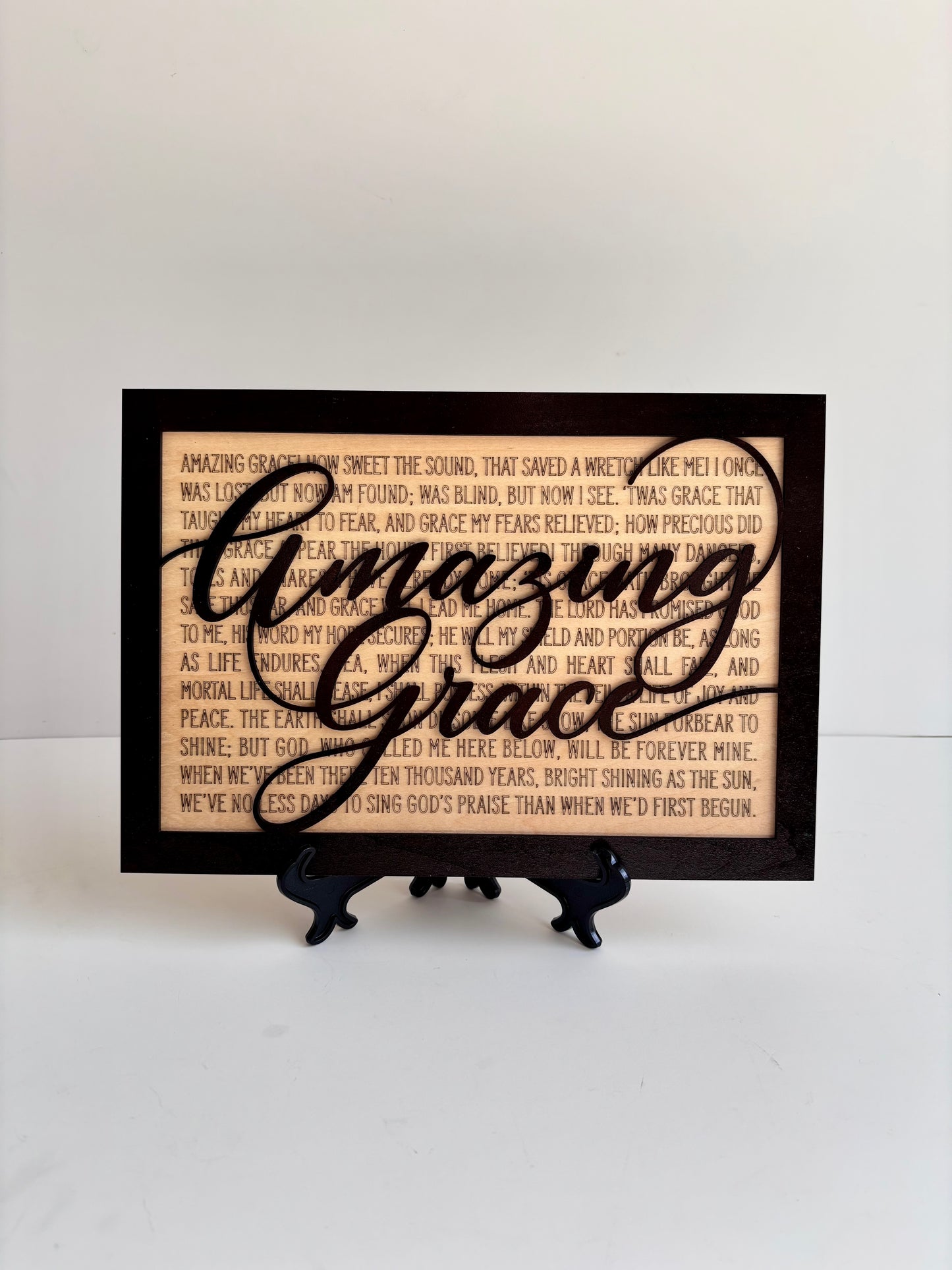 Amazing Grace Plaque